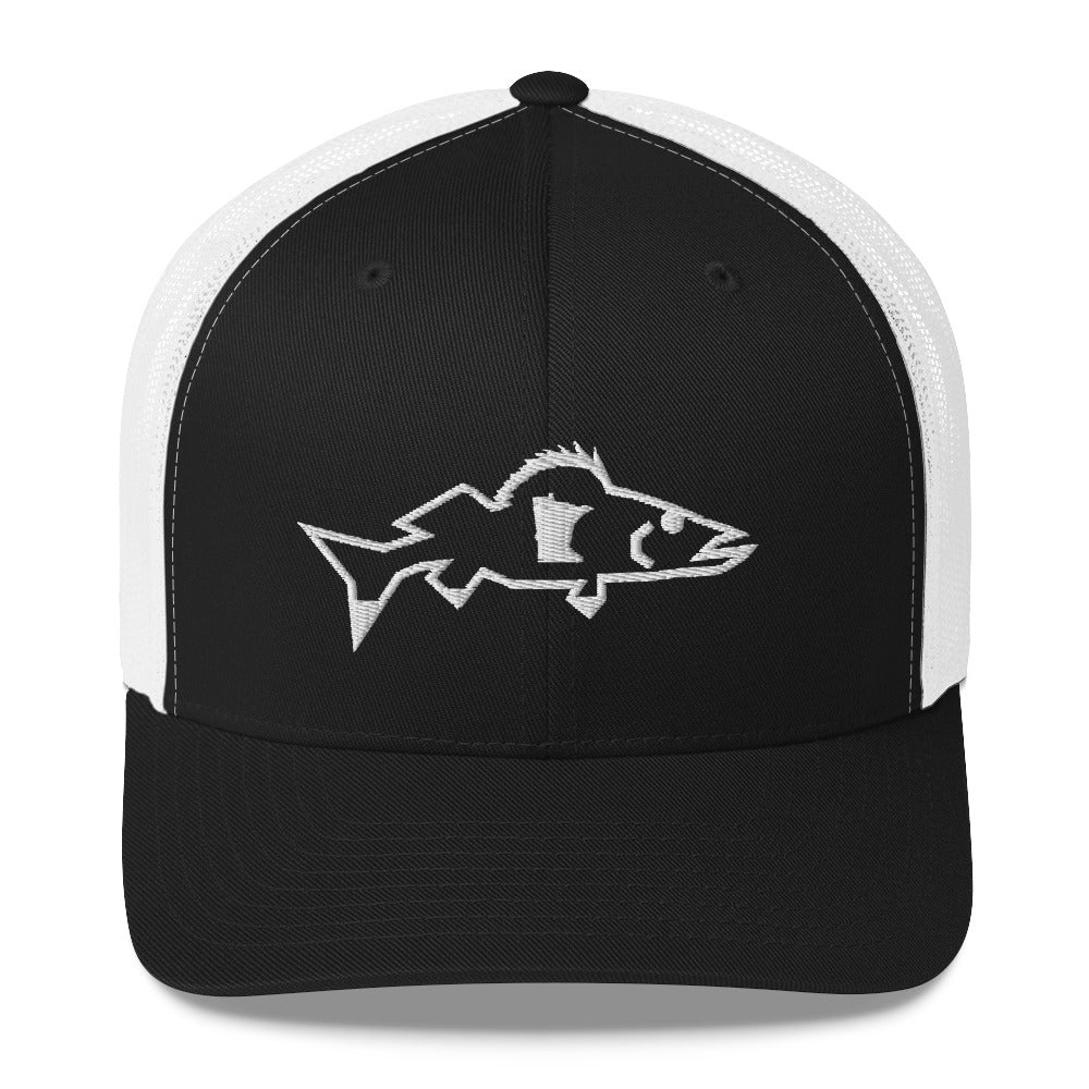 Catch & Cook Customs - The Original Minnesota NiceWater Walleye Low-Profile Trucker Hat