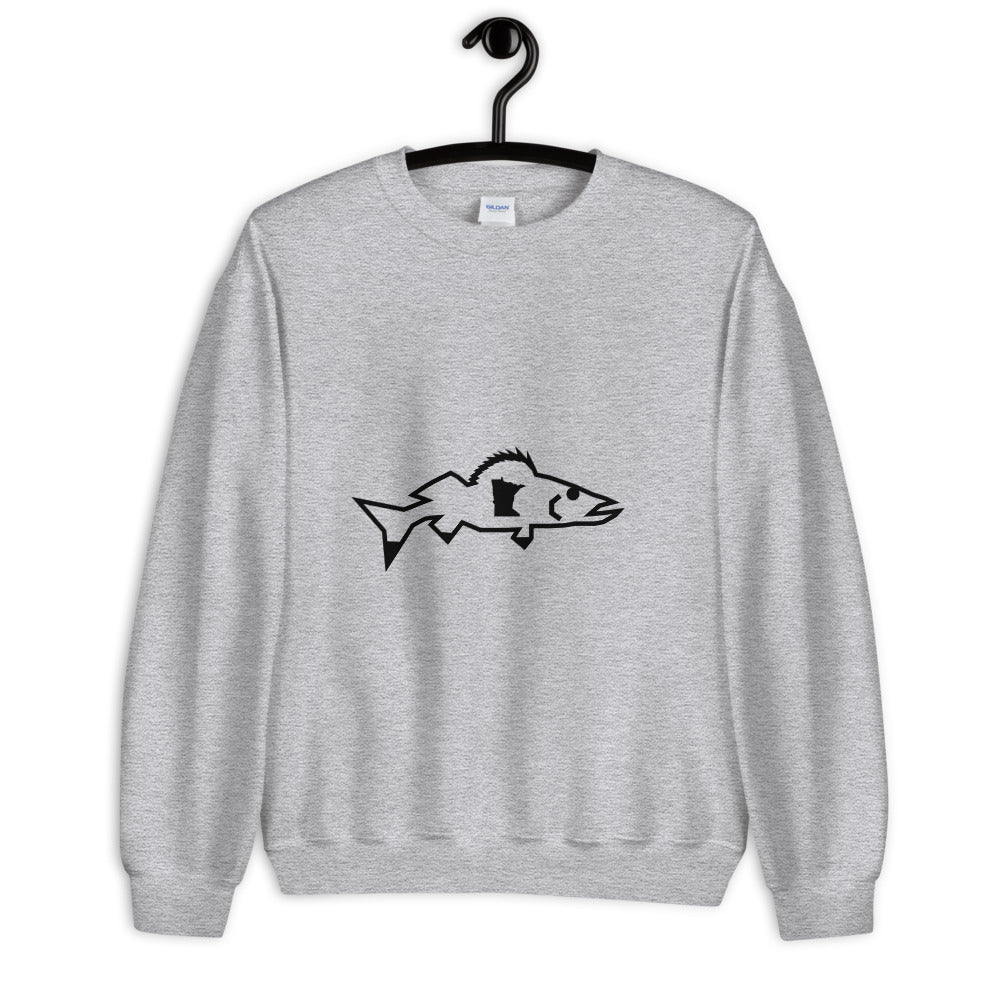 Catch & Cook Customs - Minnesota NiceWater Walleye Cozy Cabin Casting Sweatshirt