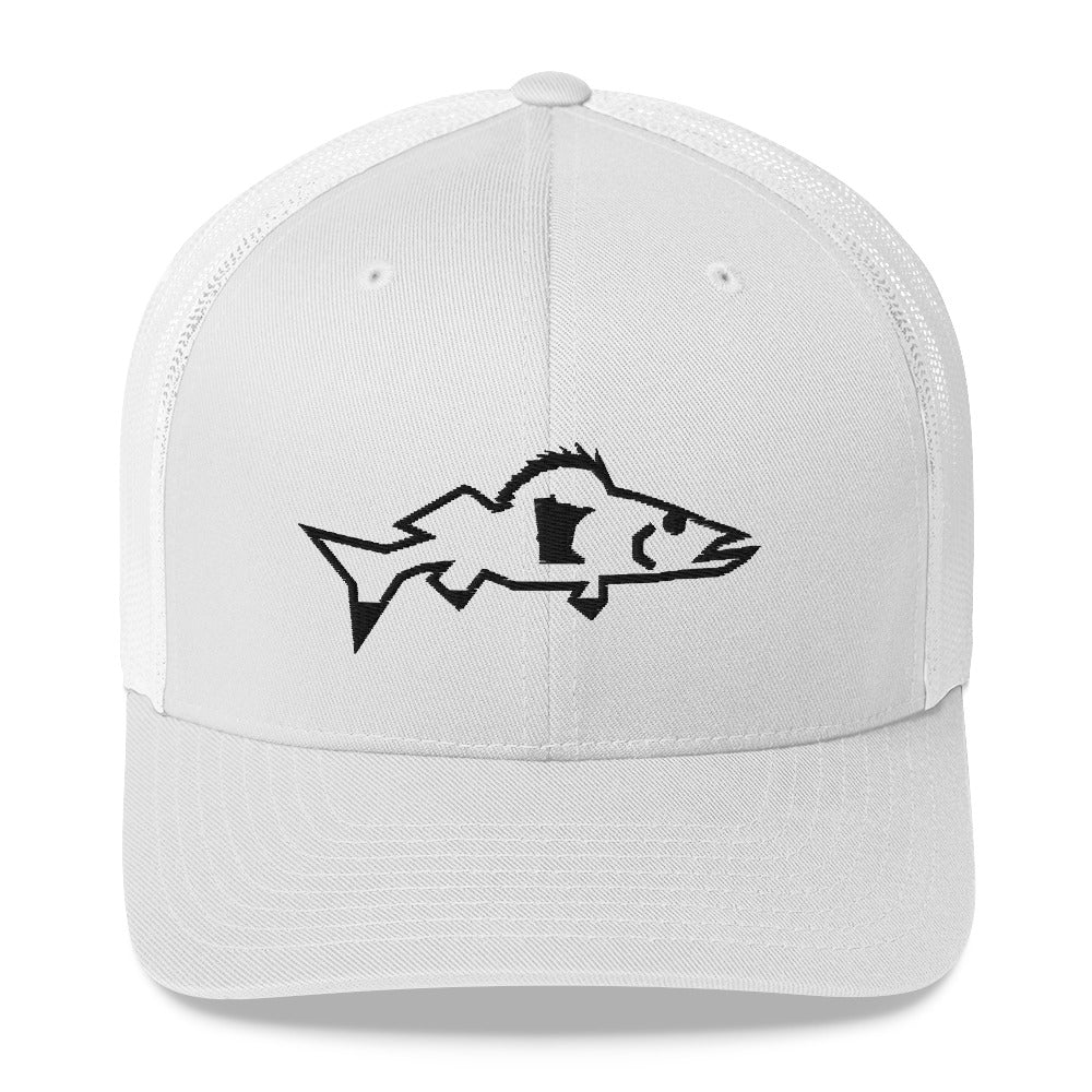 Catch & Cook Customs - The Original Minnesota NiceWater Walleye Low-Profile Trucker Hat