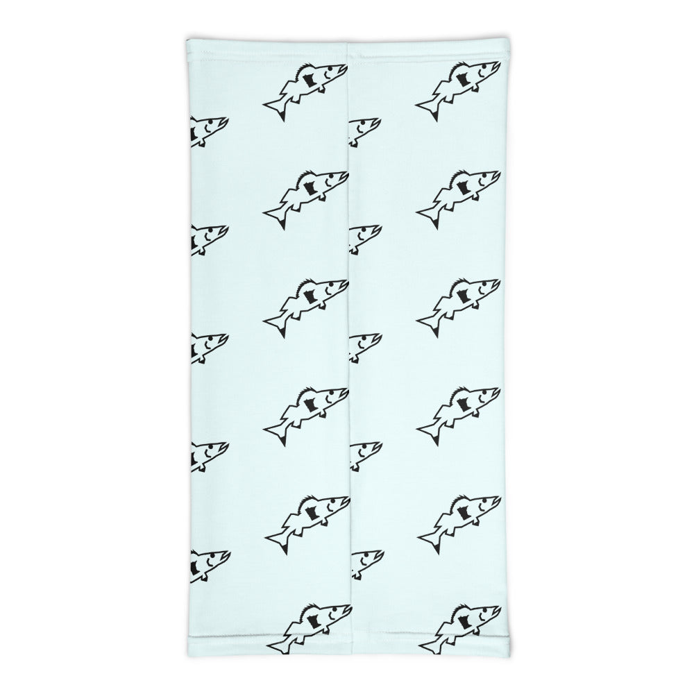 Catch & Cook Customs - SunStealth™ Minnesota NiceWater Walleye Neck Gaiter - Light Sky Blue