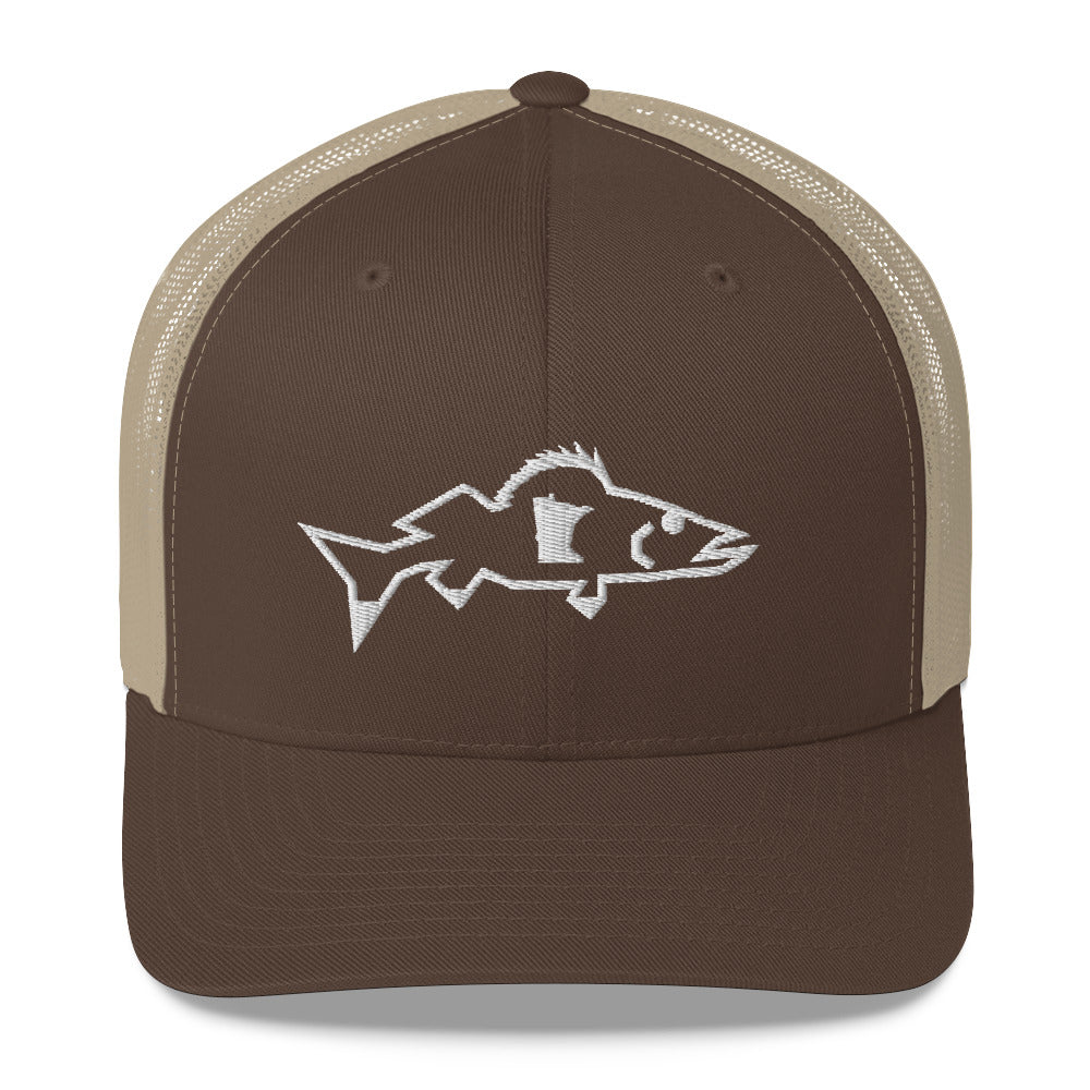 Catch & Cook Customs - The Original Minnesota NiceWater Walleye Low-Profile Trucker Hat