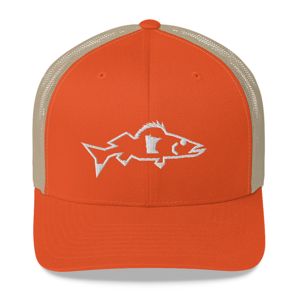 Catch & Cook Customs - The Original Minnesota NiceWater Walleye Low-Profile Trucker Hat