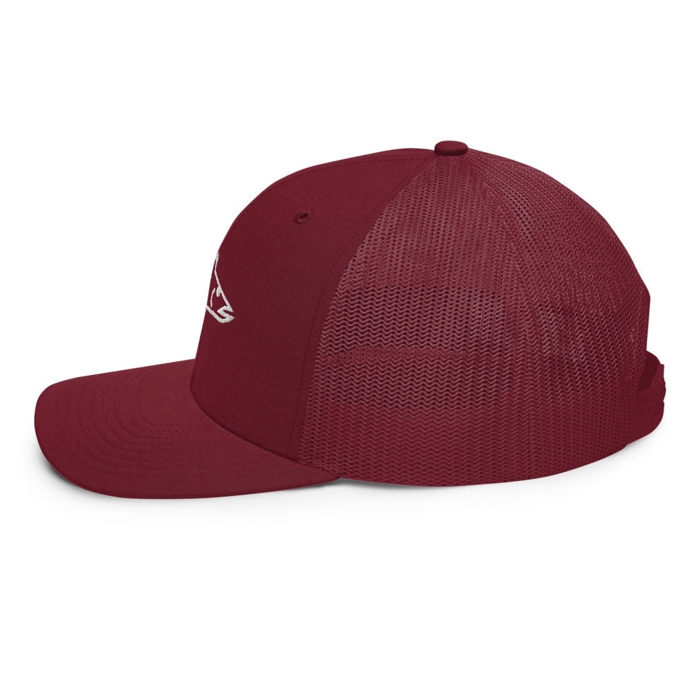 Catch & Cook Customs - Minnesota NiceWater Walleye Trucker Snapback - Gill Red