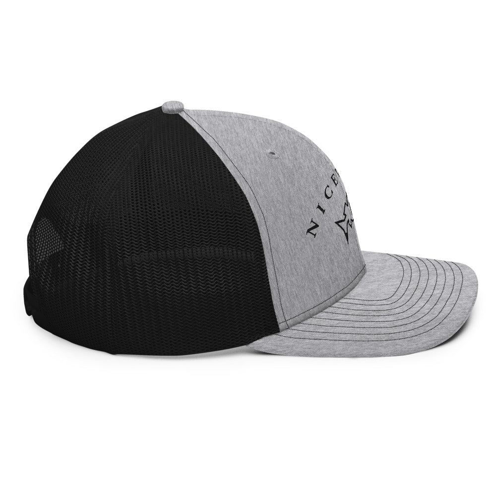 Catch & Cook Customs - Pro Edition Minnesota NiceWater Walleye Trucker Snapback - Heather Grey