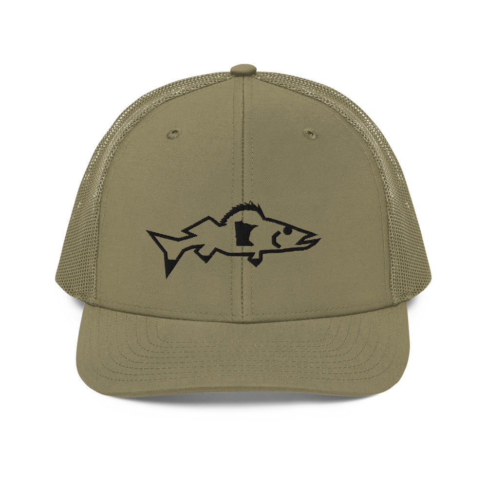 Catch & Cook Customs - Minnesota NiceWater Walleye Trucker Snapback - Sand Bar