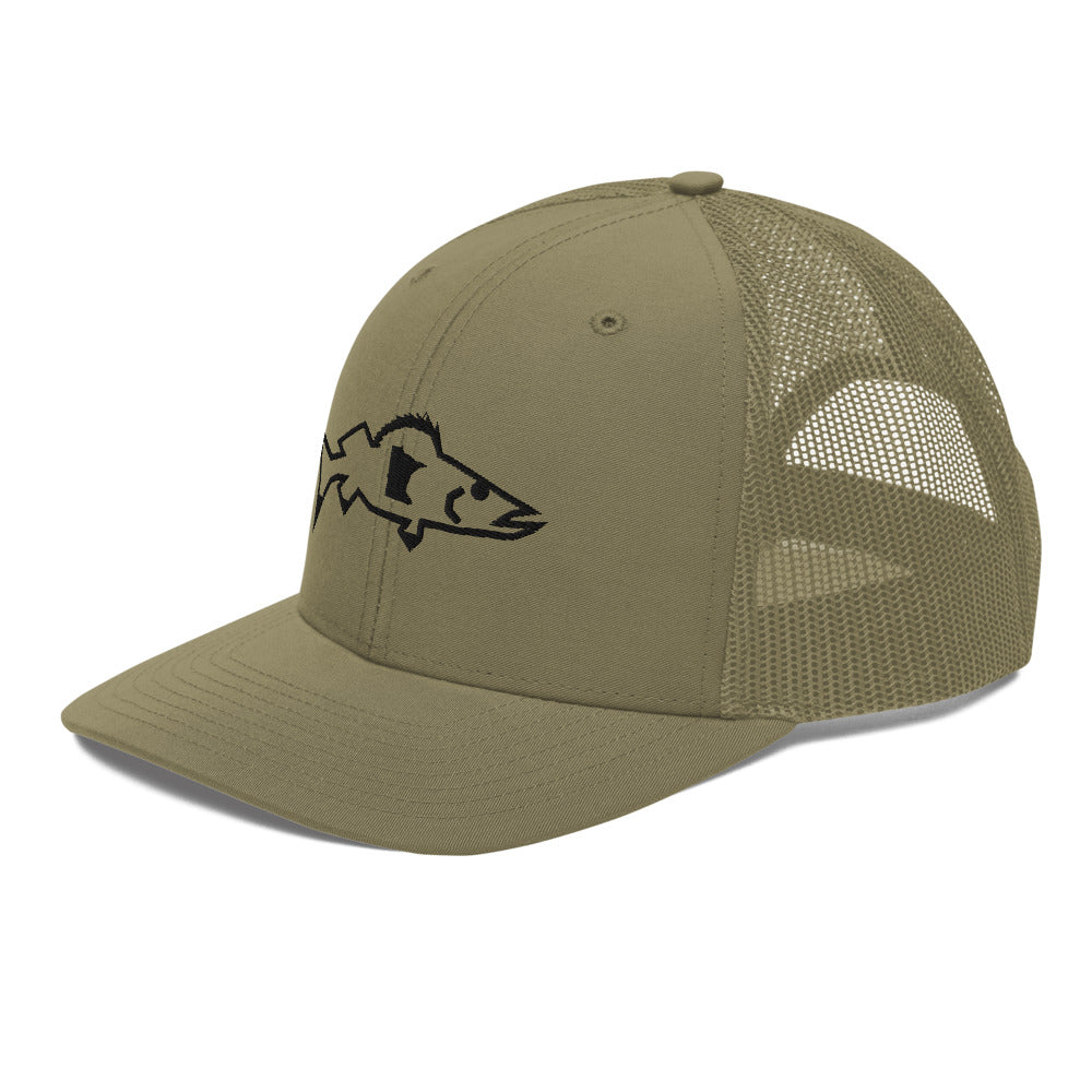 Catch & Cook Customs - Minnesota NiceWater Walleye Trucker Snapback - Sand Bar