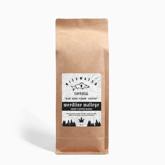Catch & Cook Customs - Weedline Walleye Organic Hemp Protein Coffee - 16 oz