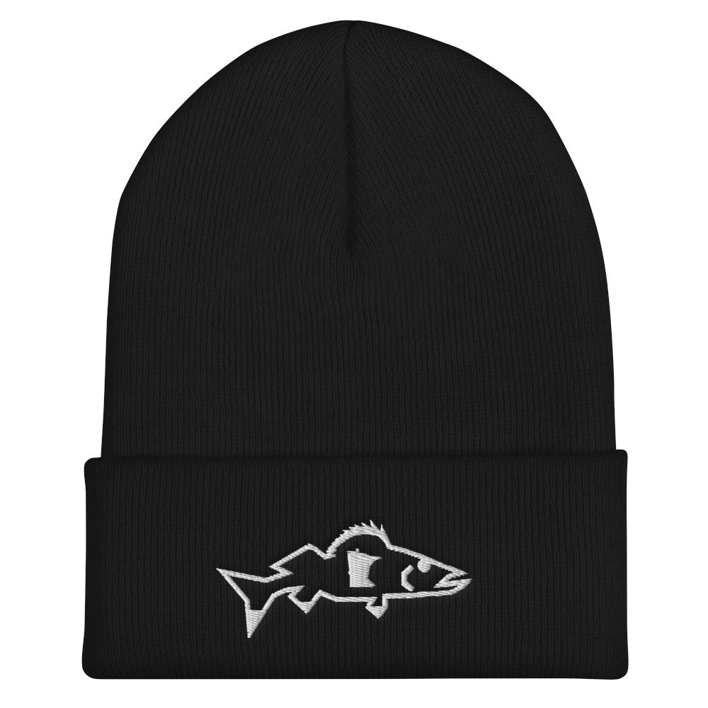 Catch & Cook Customs - Minnesota NiceWater Walleye Cuffed Beanie