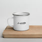 Catch & Cook Customs - Wisconsin Skis N' Cheese™ Enamel Camp, Catch, & Cook Mug