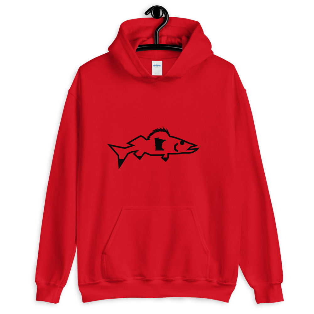 Catch & Cook Customs - Minnesota NiceWater Walleye Cozy Cabin Fishing Hoodie