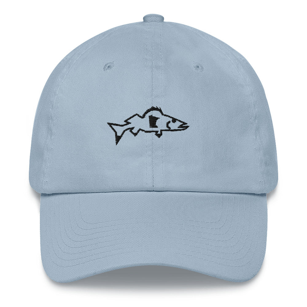 Baseball Cap White Cloud Mountain Fish Minnow Ocean and Sea Life Fish  Acrylic Minnow Dad Hats for Men and Women Black Design Only at  Men's  Clothing store