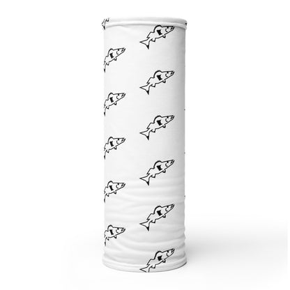 Catch & Cook Customs - SunStealth™ Minnesota NiceWater Walleye Neck Gaiter - White & Black