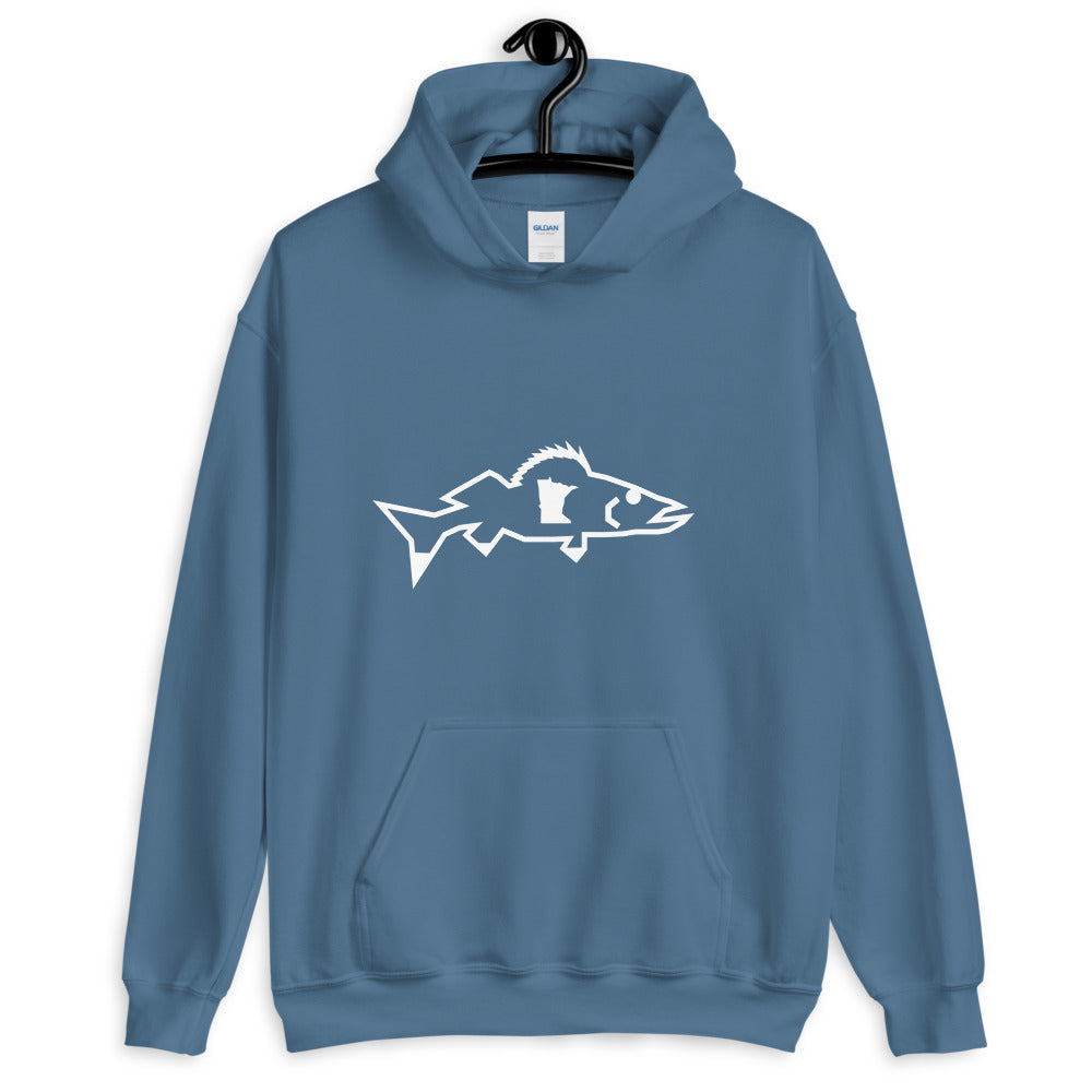 Catch & Cook Customs - Minnesota NiceWater Walleye Cozy Cabin Fishing Hoodie