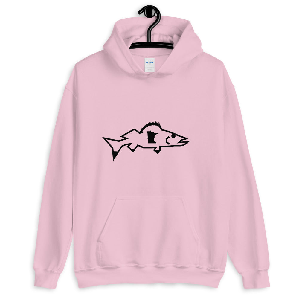 Catch & Cook Customs - Minnesota NiceWater Walleye Cozy Cabin Fishing Hoodie