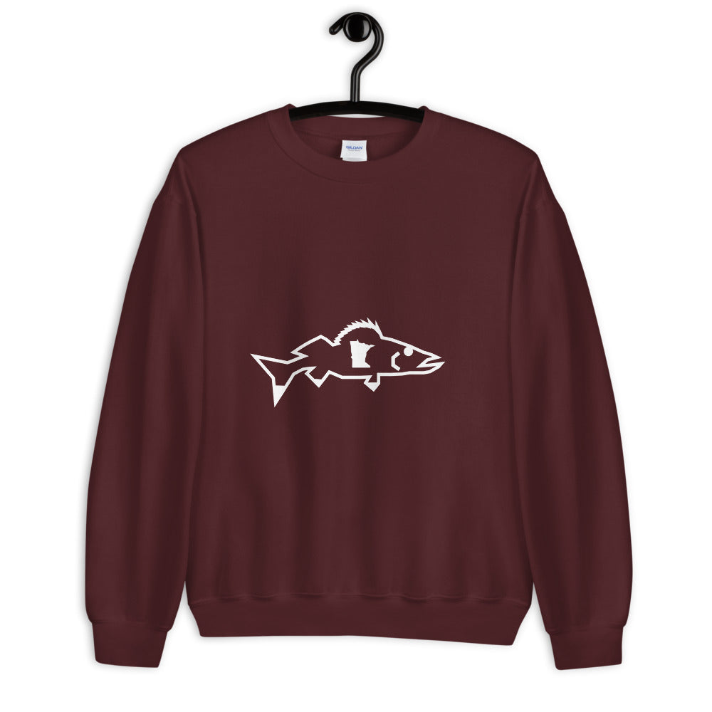 Catch & Cook Customs - Minnesota NiceWater Walleye Cozy Cabin Casting Sweatshirt