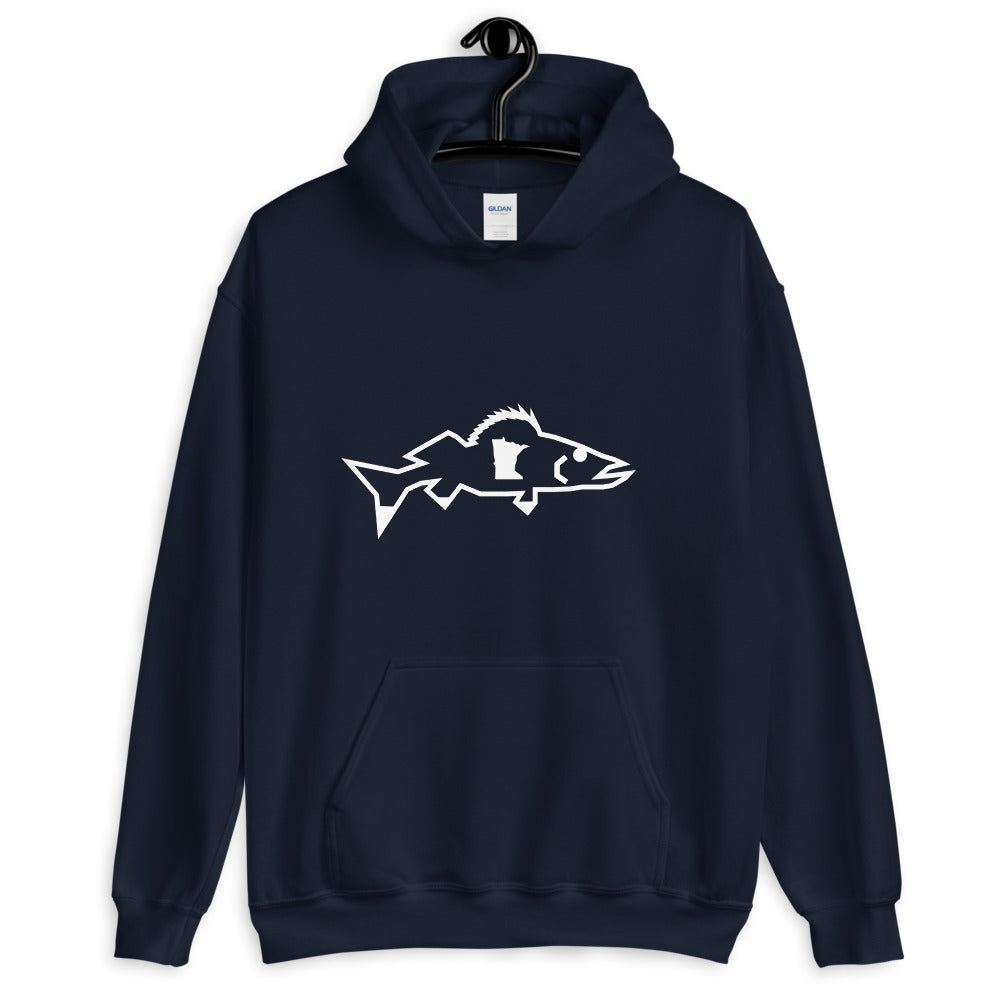 Catch & Cook Customs - Minnesota NiceWater Walleye Cozy Cabin Fishing Hoodie