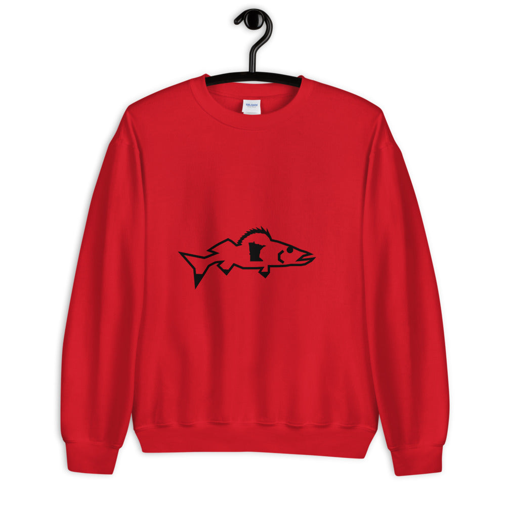 Catch & Cook Customs - Minnesota NiceWater Walleye Cozy Cabin Casting Sweatshirt