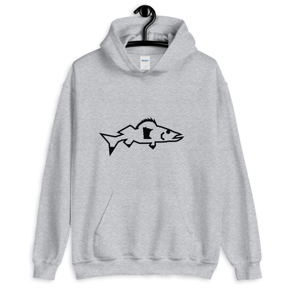 Catch & Cook Customs - Minnesota NiceWater Walleye Cozy Cabin Fishing Hoodie