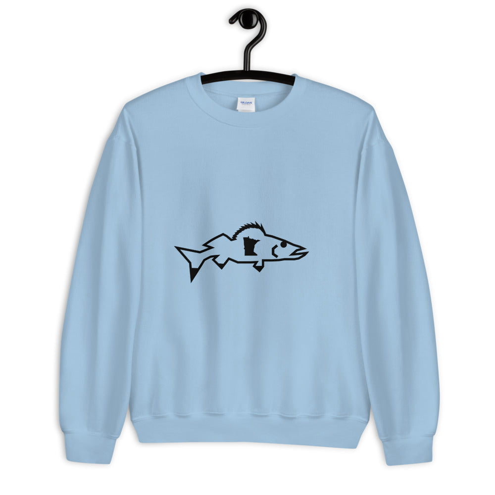 Catch & Cook Customs - Minnesota NiceWater Walleye Cozy Cabin Casting Sweatshirt