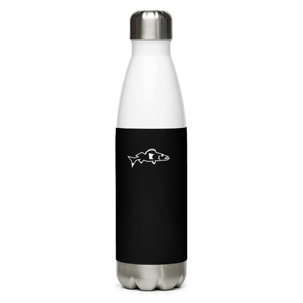 Catch & Cook Customs - Minnesota NiceWater Walleye Blackout Stainless Steel Canister